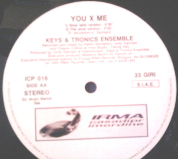 Key Tronics Ensemble : You X Me (12", Pic)