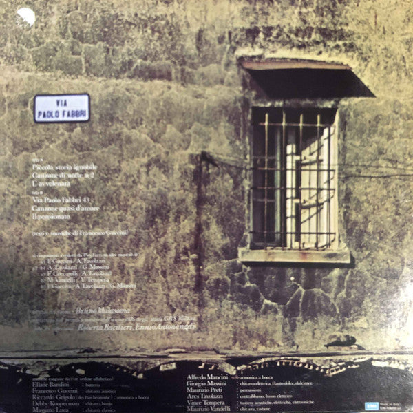 Francesco Guccini : Via Paolo Fabbri 43 (LP, Album, RP)