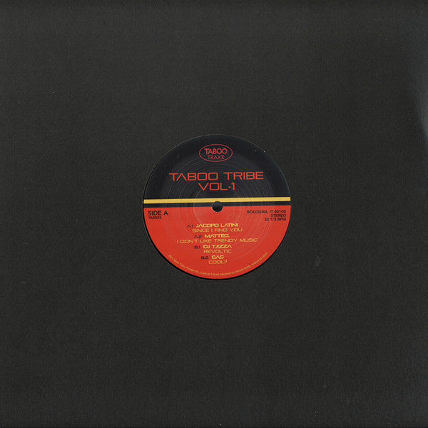 Various : Taboo Tribe Vol.1 (12", EP)