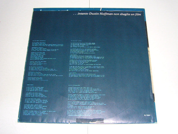 Luca Carboni : ...Intanto Dustin Hoffman Non Sbaglia Un Film (LP, Album)