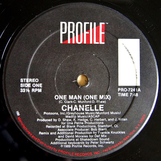 Chanelle : One Man (12")