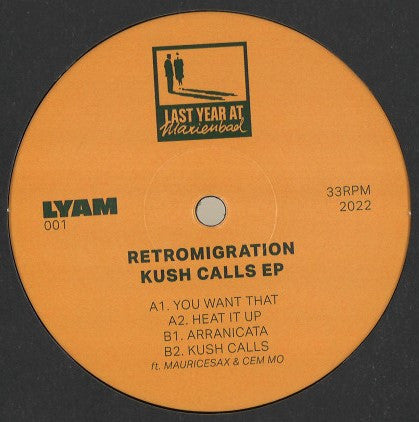 Retromigration : Kush Calls EP (12", EP, Ltd)