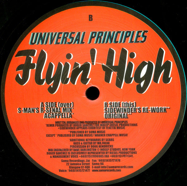 Universal Principles : Flyin' High (12")