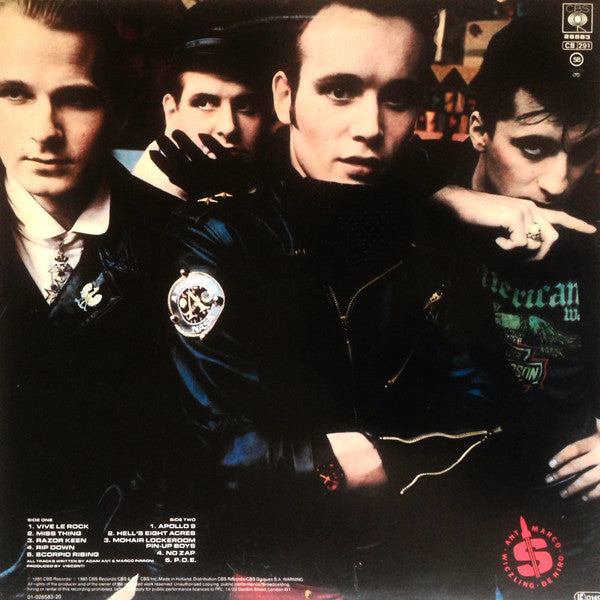 Adam Ant : Vive Le Rock (LP, Album)