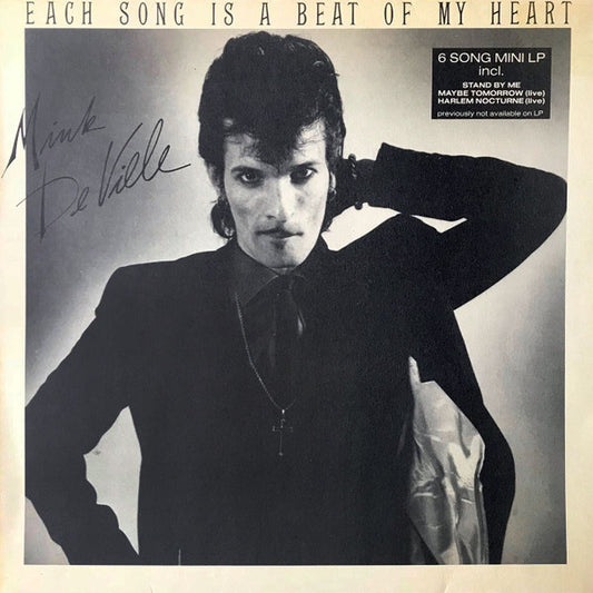 Mink DeVille : Each Song Is A Beat Of My Heart (LP, MiniAlbum)