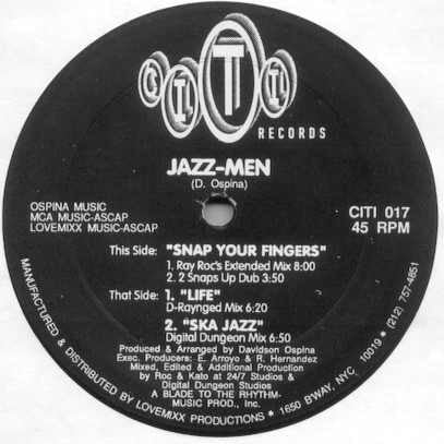 Jazz-Men : Snap Your Fingers (12")