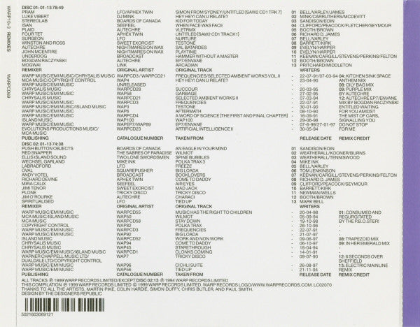 Various : Warp10+3 Remixes (2xCD, Comp)