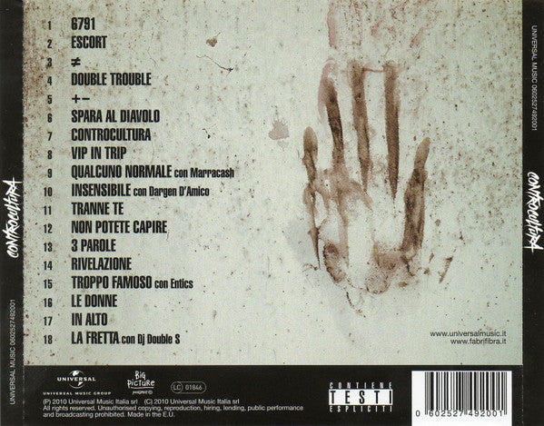 Fabri Fibra : Controcultura (CD, Album)