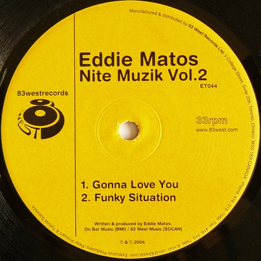 Eddie Matos : Nite Muzik Vol. 2 (12")