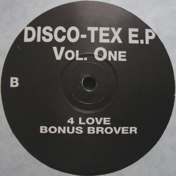 Disco-Tex : Vol. One (12", EP)