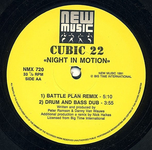 Cubic 22 : Night In Motion (Remix) (12")