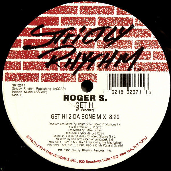 Roger S.* : Let Yo Body Jerk / Get Hi (12")