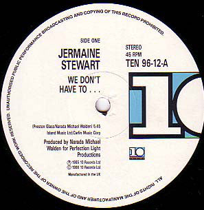 Jermaine Stewart : We Don't Have To... (12", Single, RE)