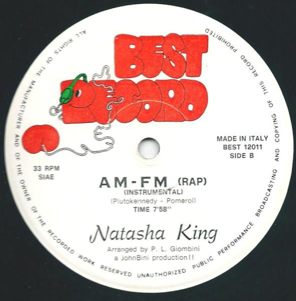 Natasha King : AM-FM (Rap) (12")