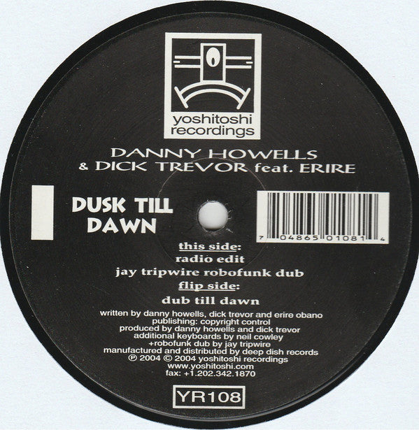 Danny Howells & Dick Trevor Feat. Erire : Dusk Till Dawn (2x12", Gre)