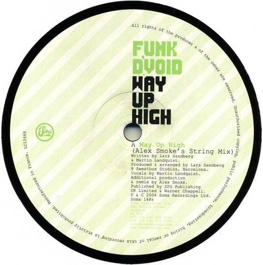 Funk D'Void : Way Up High (12")