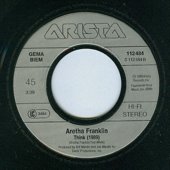 Aretha Franklin & Whitney Houston : It Isn't It Wasn't It Ain't Never Gonna Be (7", Single)