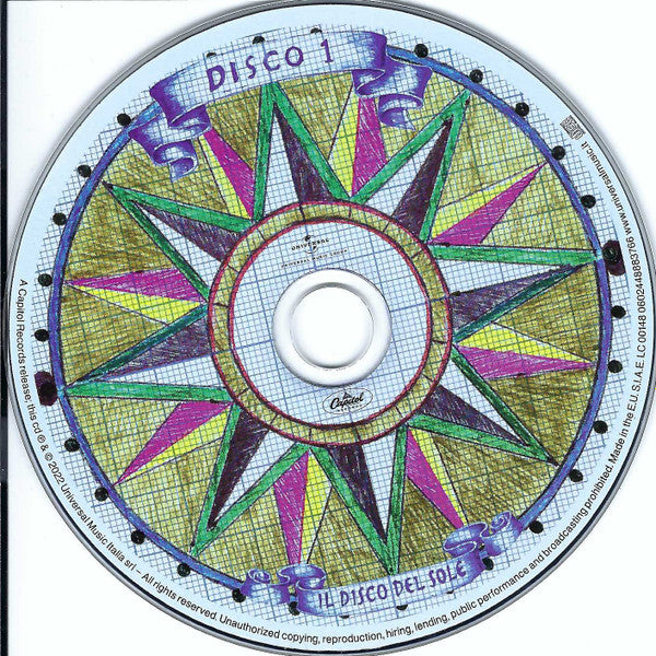 Jovanotti : Il Disco Del Sole (2xCD, Album)