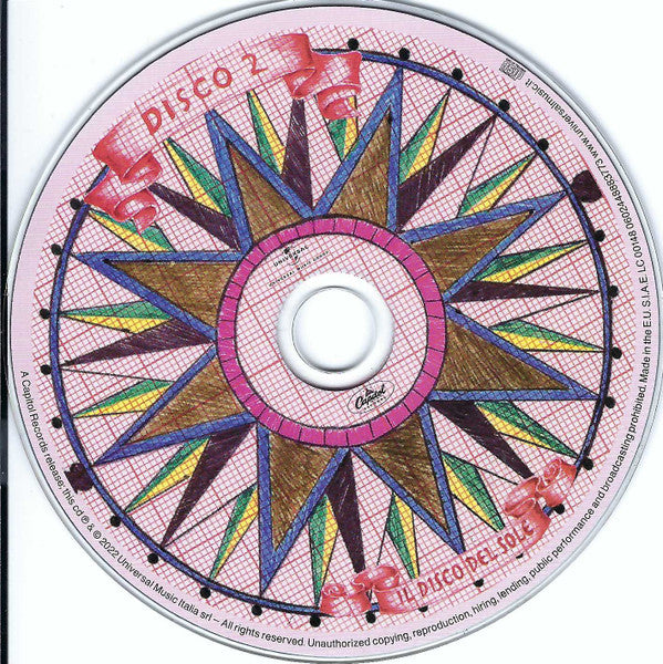 Jovanotti : Il Disco Del Sole (2xCD, Album)