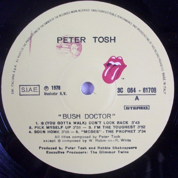 Peter Tosh : Bush Doctor (LP, Album)