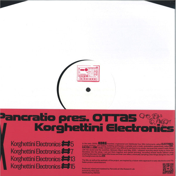 Pancratio (2) : OTTA5 X Korghettini Electronics (12", EP)