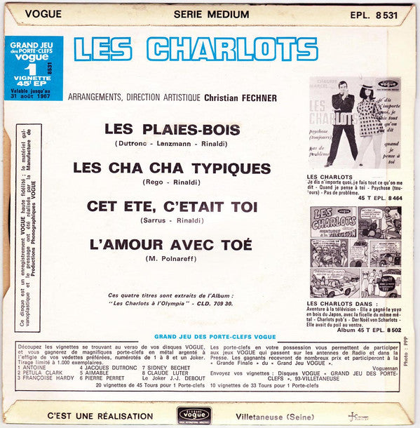 Les Charlots : Les Plaies-Bois (7", EP)