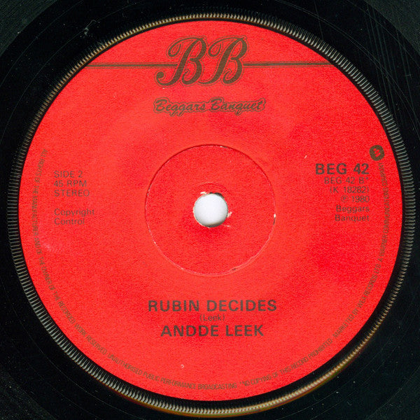 Andy Leek : Move On (In Your Maserati) (7", Single)