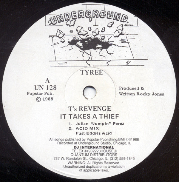 Tyree Cooper : T's Revenge It Takes A Thief (12")