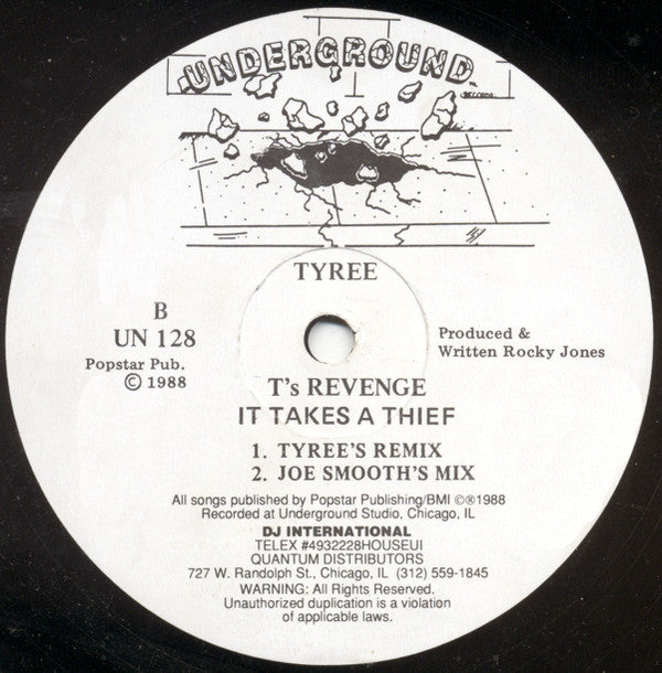 Tyree Cooper : T's Revenge It Takes A Thief (12")