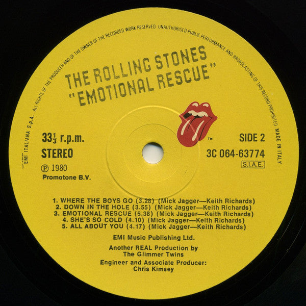The Rolling Stones : Emotional Rescue (LP, Album)