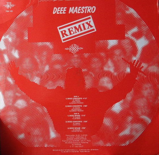 Deee Maestro : Deee Concerto (Remix) (12")