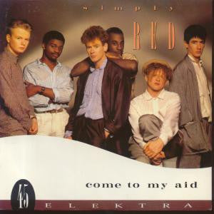 Simply Red : Come To My Aid (7", Single, whi)