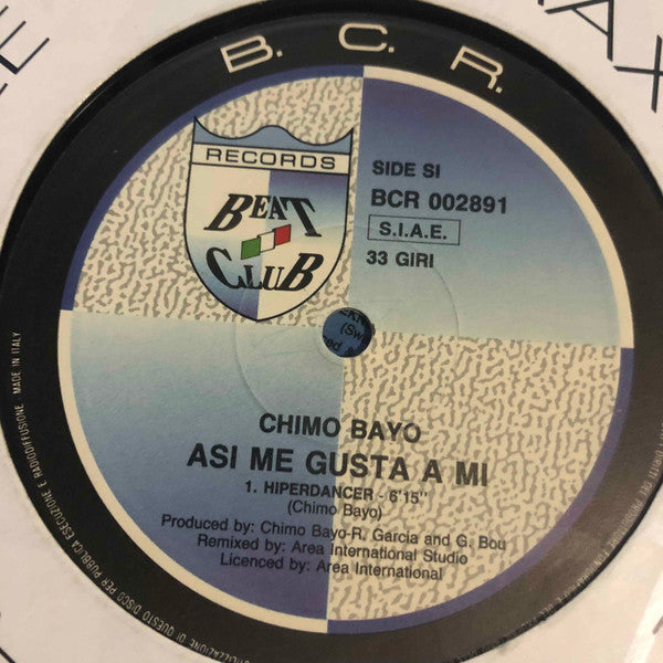 Chimo Bayo : Asi Me Gusta A Mi (12")