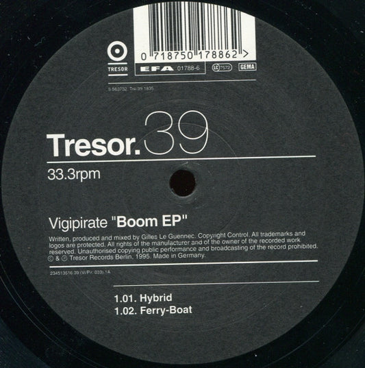 Vigipirate : Boom EP (12", EP)