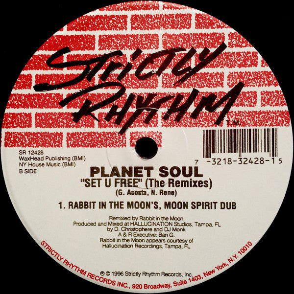 Planet Soul : Set U Free (The Remixes) (12")