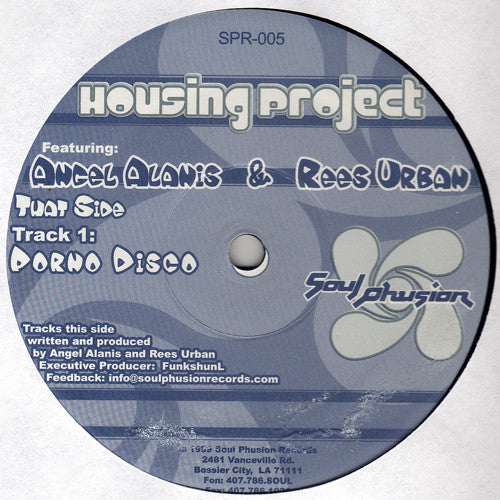 Angel Alanis & Rees Urban : Housing Project (12")