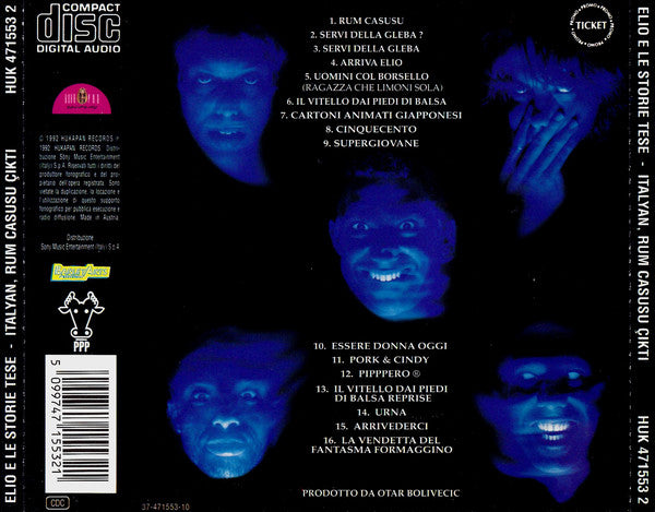 Elio E Le Storie Tese : Italyan, Rum Casusu Çikti (CD, Album)