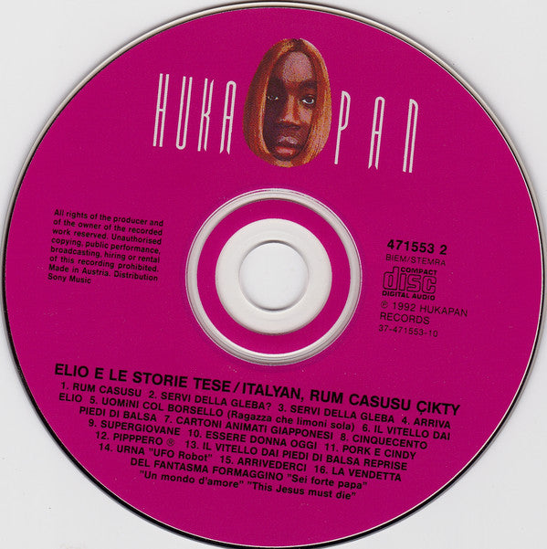 Elio E Le Storie Tese : Italyan, Rum Casusu Çikti (CD, Album)