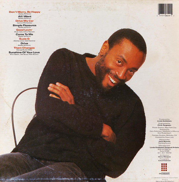 Bobby McFerrin : Simple Pleasures (LP, Album)