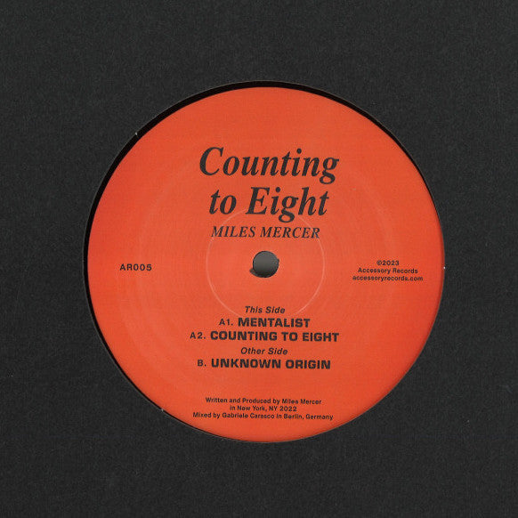 Miles Mercer : Counting to Eight (12", EP)