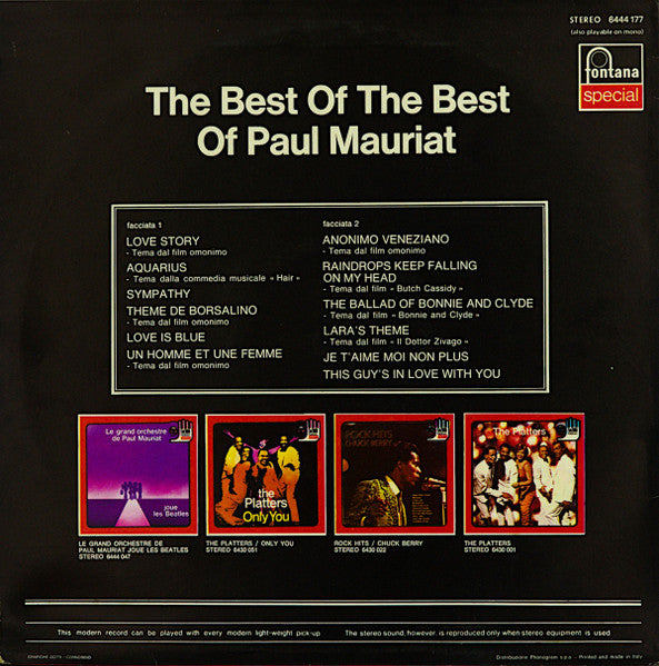 Paul Mauriat : The Best Of The Best Of (LP, Comp)