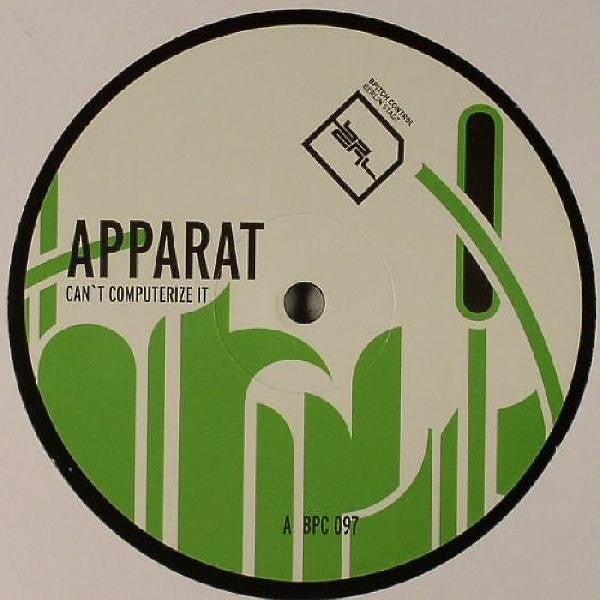 Apparat : Can't Computerize It (12")