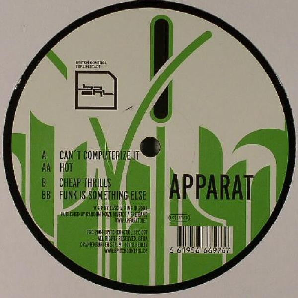 Apparat : Can't Computerize It (12")