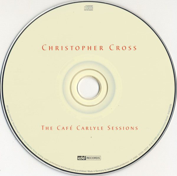 Christopher Cross : The Cafe Carlyle Sessions (CD, Album)