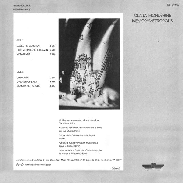 Clara Mondshine : Memorymetropolis (LP, Album)