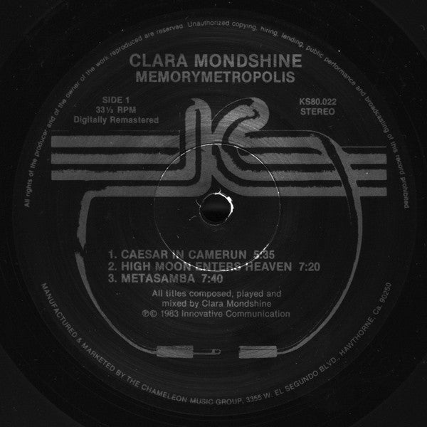 Clara Mondshine : Memorymetropolis (LP, Album)