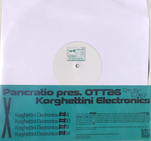 Pancratio (2) : OTTA6 X Korghettini Electronics (12")