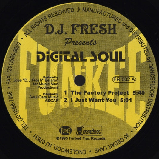 DJ Fresh Presents Digital Soul : The Factory Project (12")