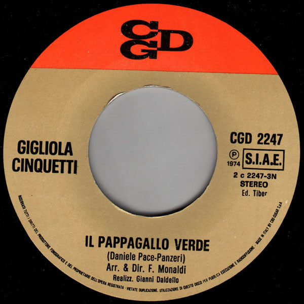 Gigliola Cinquetti : Sì (7")