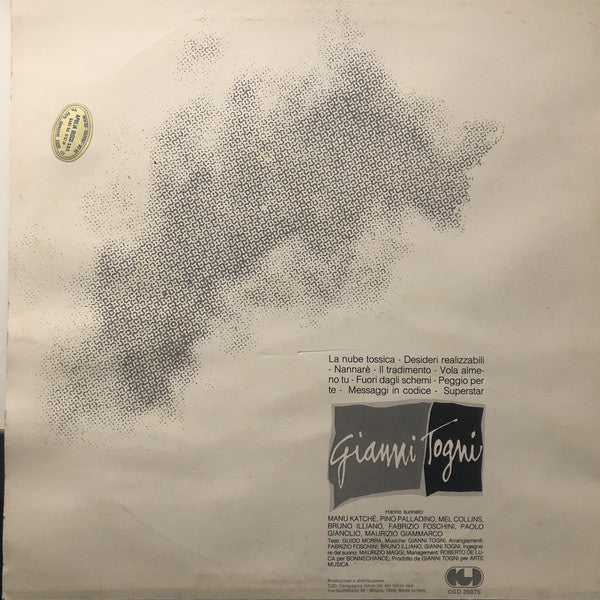 Gianni Togni : Bersaglio Mobile (LP, Album)